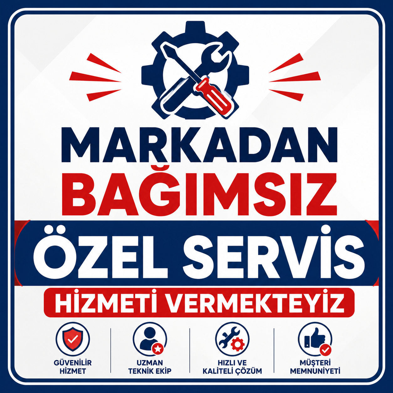 Gerede Dayıoğlu Teknik Servisi markadan bağımsız özel servis hizmeti